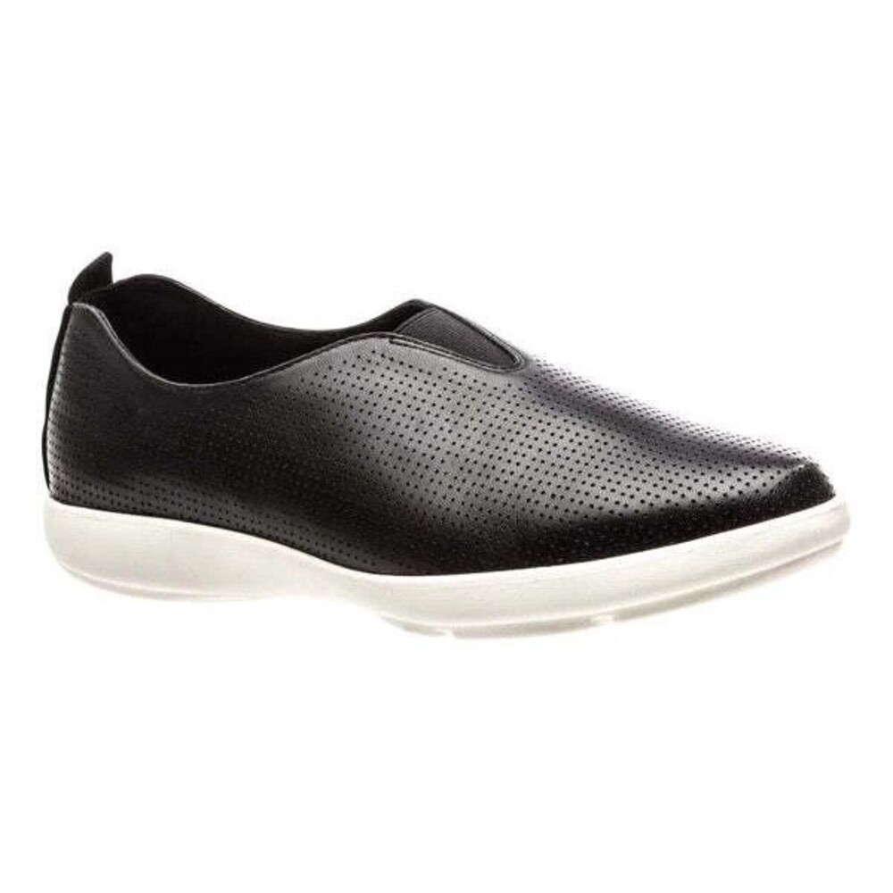ABEO Womens Virge Arch Support Leather Casual Walking Shoes Black Size 9